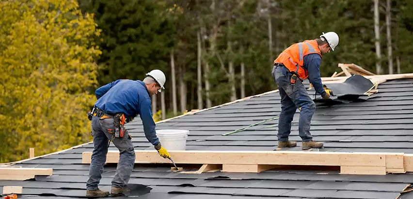 Garage Felt Roof Replacement in Ramona