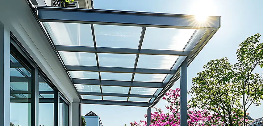 Glass Patio Roof Installation in Ramona
