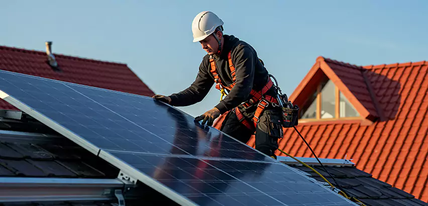 Solar Panels on Steel Roof Installation in Ramona