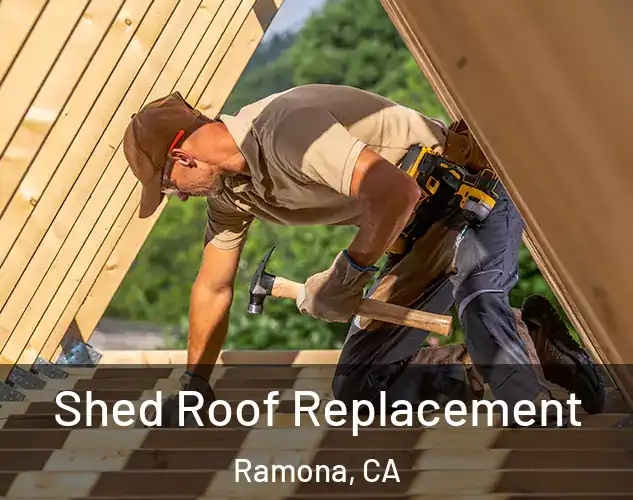  Shed Roof Replacement Ramona, CA